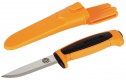 Mora knife Basic 546 black/orange with Logo